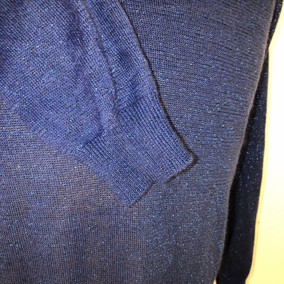 - Womens sparkle blue sweater. Size:medium - Picture 5 of 7